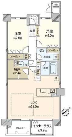 サンメゾン覚王山ELDO 間取図(平面図) サンメゾン覚王山ELDO 間取図(平面図)