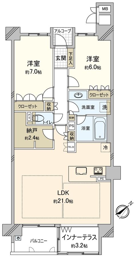 サンメゾン覚王山ELDO 間取図(平面図) 間取図(平面図)