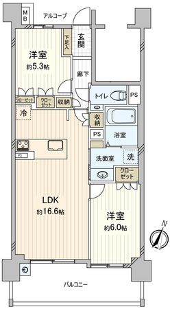 プレミスト東山公園 間取図(平面図) 間取図(平面図)
