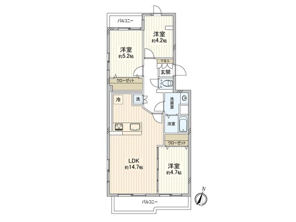 池園ハウス 間取図(平面図) 間取図(平面図)