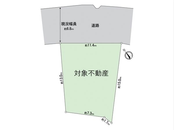 半田市郷中町三丁目 土地 区画図 半田市郷中町三丁目 土地 区画図