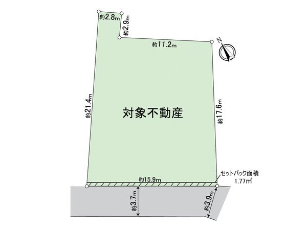 知多市大草字大瀬 土地 区画図 知多市大草字大瀬 土地 区画図