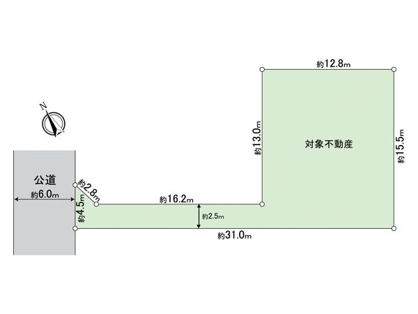 半田市花園町三丁目 土地 区画図 半田市花園町三丁目 土地 区画図