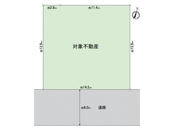 東海市荒尾町曽山 土地 区画図