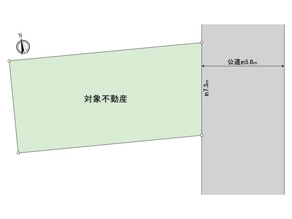 大府市桃山町一丁目 土地 区画図 区画図