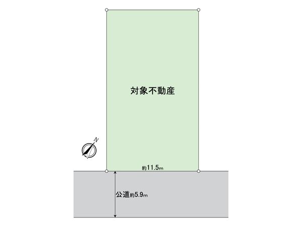 知多市梅が丘1丁目 土地 区画図 知多市梅が丘1丁目 土地 区画図