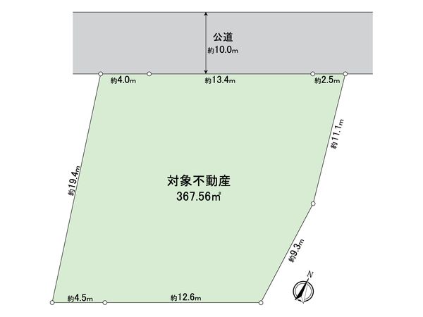 大府市江端町2丁目 土地 区画図