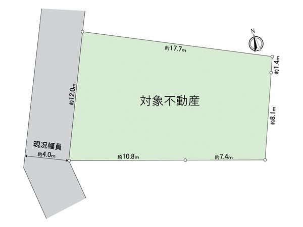知多郡東浦町大字緒川字西釜池 土地 区画図 知多郡東浦町大字緒川字西釜池 土地 区画図