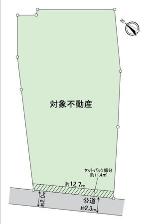 半田市栄町3丁目 土地 区画図 半田市栄町3丁目 土地 区画図