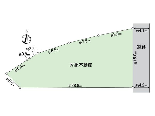 大府市中央町4丁目 土地 区画図 大府市中央町4丁目 土地 区画図
