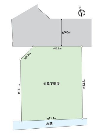 大府市柊山町2丁目 土地 区画図