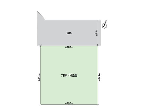 知多市八幡字深山口 土地 区画図 知多市八幡字深山口 土地 区画図