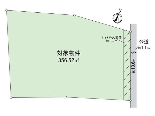 大府市中央町四丁目 土地 区画図 大府市中央町四丁目 土地 区画図