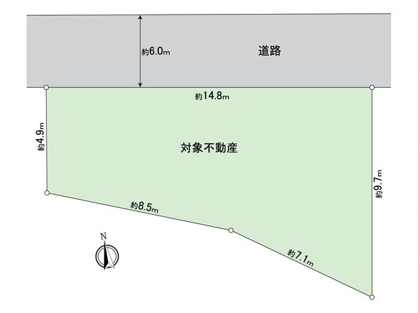 東海市富貴ノ台五丁目 土地 区画図 東海市富貴ノ台五丁目 土地 区画図