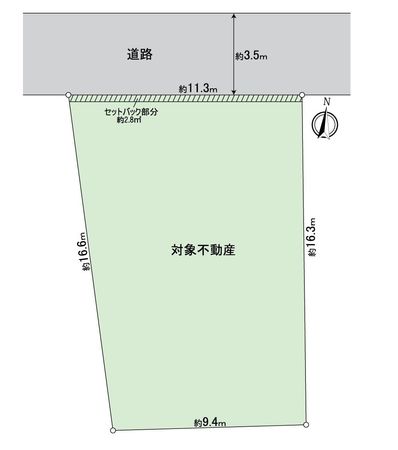 半田市上池町二丁目 土地 区画図 半田市上池町二丁目 土地 区画図