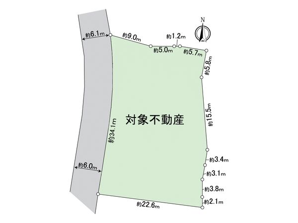 東海市加木屋町西御門 土地 区画図 東海市加木屋町西御門 土地 区画図