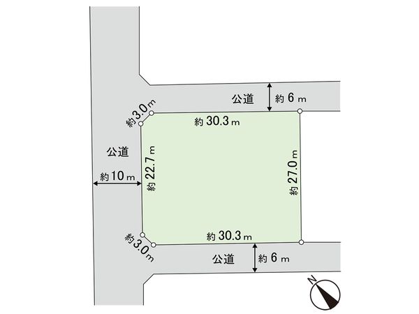 知多新南土地区画整理9街区 区画図 知多新南土地区画整理9街区 区画図