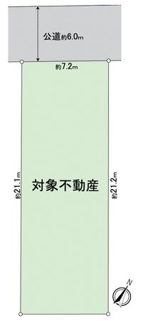 大府市月見町六丁目 土地 区画図