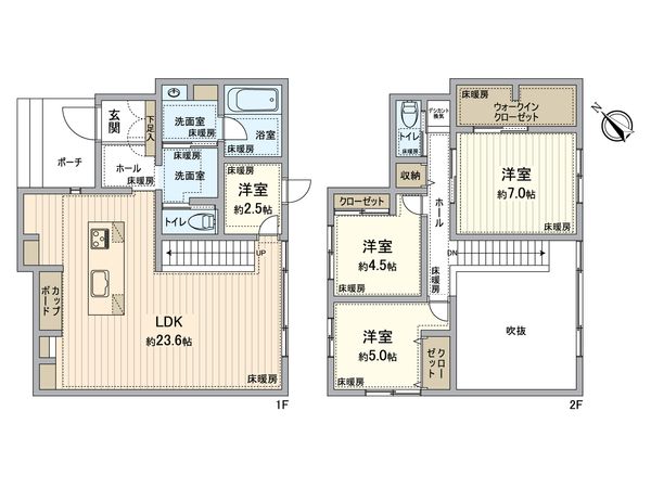 大府市宮内町二丁目 戸建 間取図(平面図) 間取図(平面図)