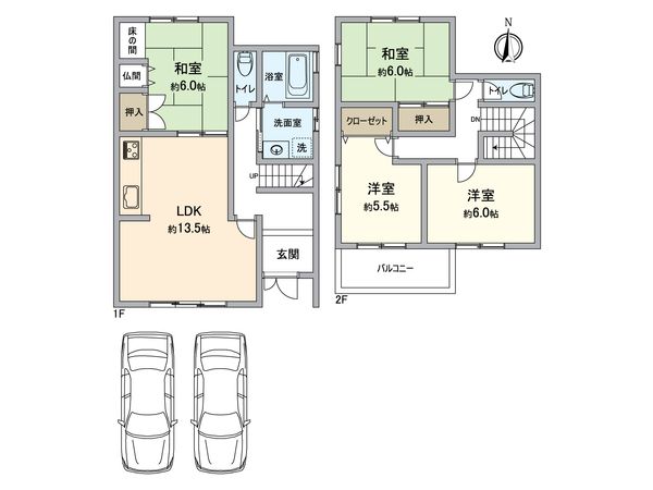 大府市江端町三丁目 戸建 間取図(平面図) 大府市江端町三丁目 戸建 間取図(平面図)