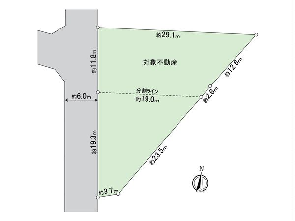 東海市荒尾町赤羽根 戸建 区画図