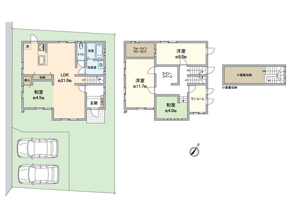大府市共西町7丁目 戸建 間取図(平面図) 大府市共西町7丁目 戸建 間取図(平面図)