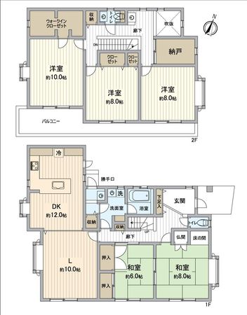 大府市共西町5丁目 戸建 間取図(平面図) 大府市共西町5丁目 戸建 間取図(平面図)