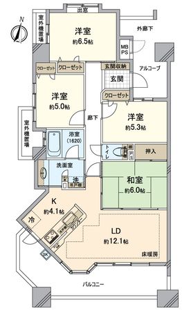 ライオンズマンション加木屋ヒルズ 間取図(平面図) ライオンズマンション加木屋ヒルズ 間取図(平面図)