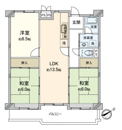 横須賀西住宅 間取図(平面図) 横須賀西住宅 間取図(平面図)
