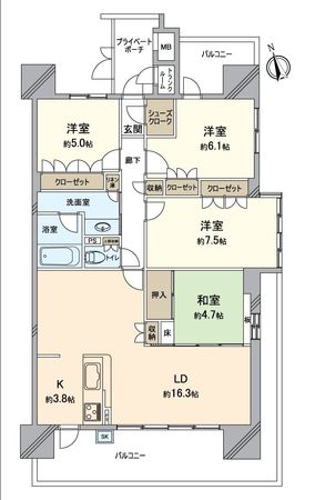 ザ・クリヴィアレジデンス 間取図(平面図) ザ・クリヴィアレジデンス 間取図(平面図)