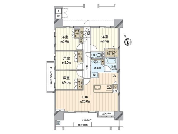 プレサンスロジェ三河安城CL 間取図(平面図) プレサンスロジェ三河安城CL 間取図(平面図)