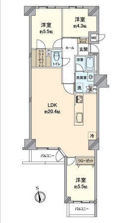 メイツ大府 間取図(平面図)