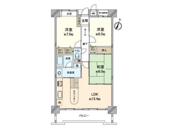 レインボー大府桃山 間取図(平面図)