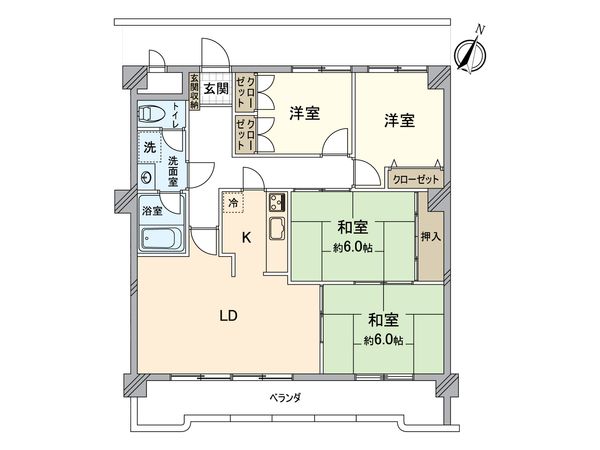 リヴィエール石浜 間取図(平面図) 間取図(平面図)
