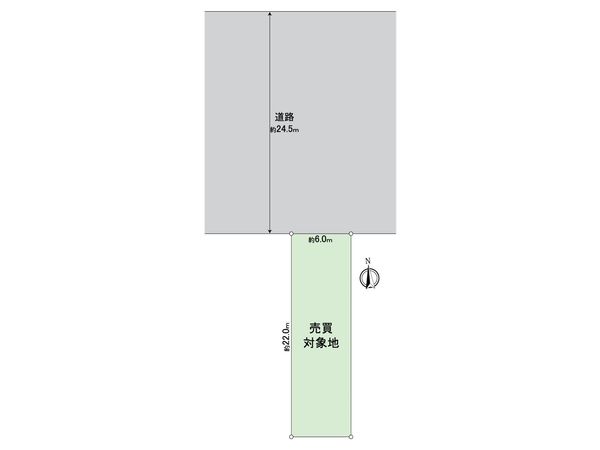 中川区幡野町 土地 区画図