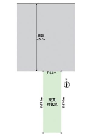 中川区幡野町 土地 区画図
