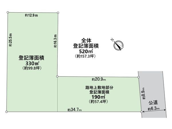 昭和区楽園町 区画図 昭和区楽園町 区画図