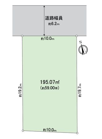 昭和区五軒家町 区画図 昭和区五軒家町 区画図