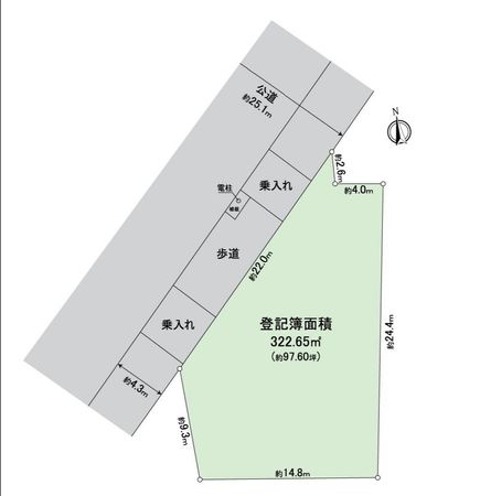 天白区天白町大字野並字笹原 区画図 天白区天白町大字野並字笹原 区画図
