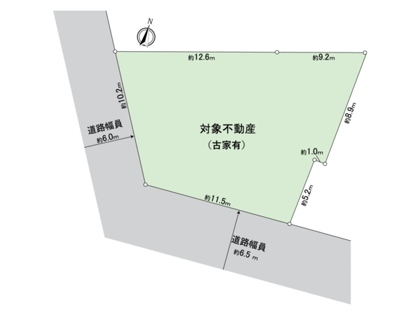 名東区藤巻町1丁目 地形図
