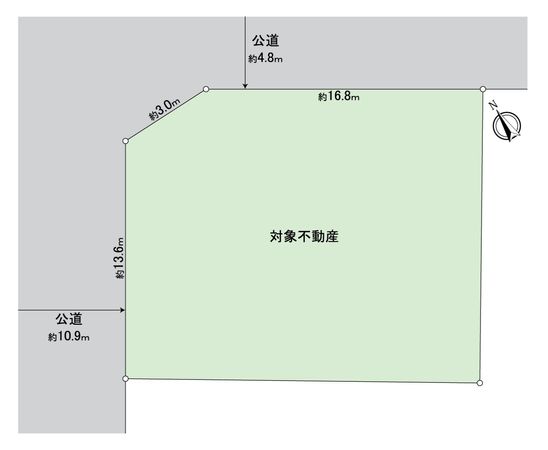 天白区表山2丁目 区画図 天白区表山2丁目 区画図