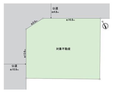 天白区表山2丁目 区画図