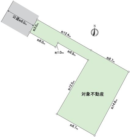 名東区上菅1丁目 区画図 名東区上菅1丁目 区画図