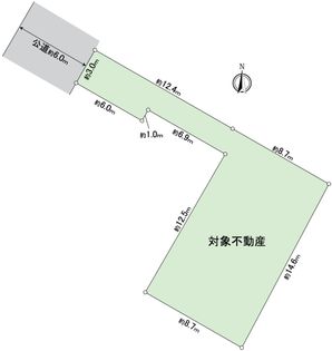 名東区上菅1丁目 区画図