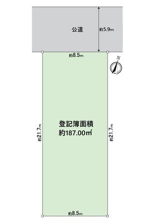 天白区池見2丁目 区画図 天白区池見2丁目 区画図
