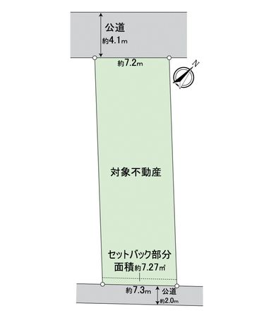 みよし市三好町東山 A区画 区画図 みよし市三好町東山 A区画 区画図