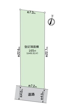 天白区表山2丁目 区画図 天白区表山2丁目 区画図