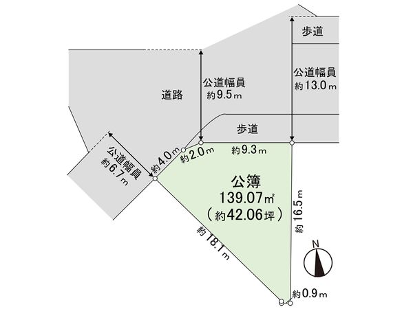 北区大曽根4丁目 間取図(平面図)