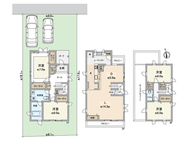 昭和区宮東町 間取図(平面図)