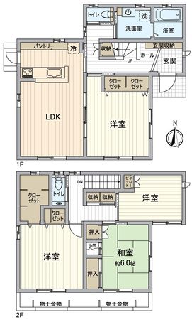 昭和区八事富士見 間取図(平面図) 昭和区八事富士見 間取図(平面図)